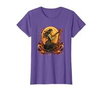 Pretty Harp Player Girl for Musicans and Harp Music Lovers T-Shirt