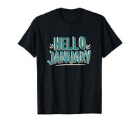 Pretty Hello January Saying Costume T-Shirt