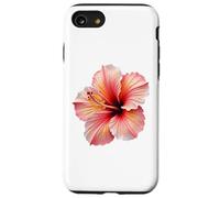 Pretty Hibiscus Flower Rosa-Sinensis Watercolor Tropical Case for iPhone SE (2020) / 7/8