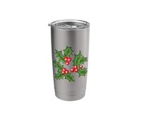 Pretty Holly Berries Stainless Steel Insulated Tumbler