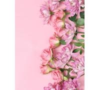 Pretty in Pink - Lined Blank Large Journal Writing Notebook - 8.5" x 11": Journaling for health and healing, for relaxation and reconnection, for a happier, healthier, more whole you