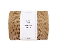 Pretty Jolly 1 Skein Paper Yarn for Crocheting -Easy Croceht, Raffia Yarn for Sun Hat & DIY Home Decor (Total 150g/240m) (Khaki)
