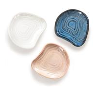 Pretty Jolly Ceramic Spoon Rest for Stove Top Kitchen Spoon Holder for Counter Coffee Spoon Rest Dune Shape Utensil Rest Dishwasher Safe Spatula Rest Home Decorative Set of 3
