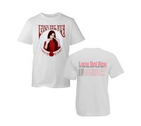 Pretty Lana UK Tour Del Rey T-Shirt, Funny Beautiful American Singer England Trip Concert Fan Shirt, Gift Unisex Tee Top (White, 11 Years)