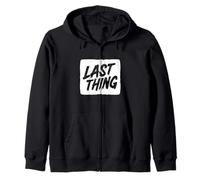 Pretty Last Thing Emblem Zip Hoodie