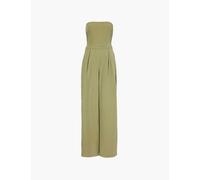 Pretty Lavish Womens Olive Campbell Wide-leg Sleeveless Twill Jumpsuit 6