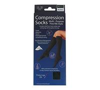Pretty Legs Compression Socks Good For Work or Travel - Size 8-11 - Black