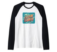 Pretty Lesson Learned Outfit for Statement Fans Raglan Baseball Tee