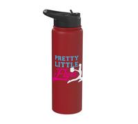 Pretty Little Flyer Cheerleader Stainless Steel Insulated Water Bottle