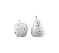 Pretty Little Home Large Polka Dot Apple & Pear Set