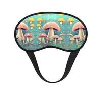 Pretty Little Mushrooms Blackout Sleep Mask,Soft Polyester, Anti-Light, Stylish,Suitable for Men and Women,for Daily Work and Outdoor Travel.
