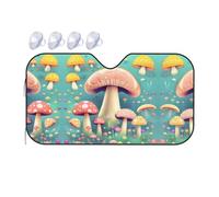 Pretty Little Mushrooms It is a car Windshield Sun Visor, which Does not take up Too Much Space and Protects The Environment Inside The car.