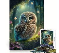 Pretty Little Owl Jigsaw Puzzles for Adults1000 Pieces Boost Memory Soothing Fun Premium Cut Thoughtful Gift (50x75cm)