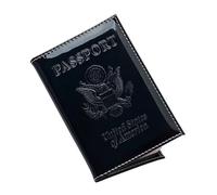 Pretty Little Passports Chrome Passport Cover Holder Book USA, Black, Passport Cover
