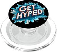 Pretty Logo Costume with Get Hyped Statement PopSockets PopGrip for MagSafe