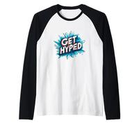 Pretty Logo Costume with Get Hyped Statement Raglan Baseball Tee
