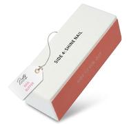 Pretty London - Professional 4-Way Nail File & Buffer Block for Natural Nails - Shape, Smooth & Shine Buffing Block for Manicure & Pedicure