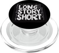 Pretty Long Story Short Emblem PopSockets PopGrip for MagSafe