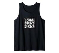 Pretty Long Story Short Emblem Tank Top