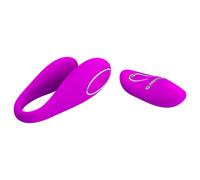 Pretty Love Algernon - Rechargeable Remote-Control Couples Vibrator (Purple)