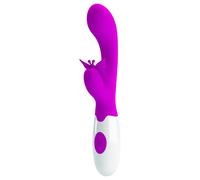 Pretty Love Butterfly Kiss - Pink Clitoral Vibrator with Arm
