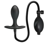 Pretty Love - Inflatable Anal Expander with Internal Ball (Black)
