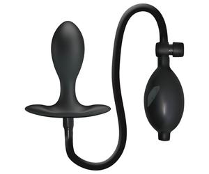 Pretty Love - Inflatable Anal Expander with Internal Ball (Black)