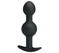 Butt Plug Anal Sex Toy Unisex for Beginners Soft Silicone Anal Stimulation - 71g