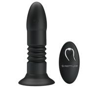 Pretty Love Magic Jinger - thrusting anal vibrator (black)
