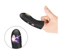 Pretty Love Marico - Electro Stimulation Finger Vibrator (Black)