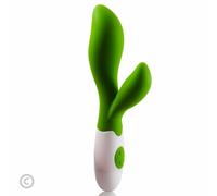 Pretty Love Owen crawling vibrator green/white silicone 20 cm, Poids 0.202 Kg, Color Green