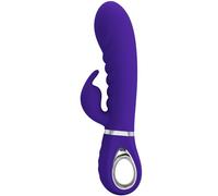 Pretty Love Prescott Rabbit G-Spot Vibrator Red Rechargeable, Poids 0.322 Kg, Color Purple
