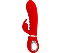 Pretty Love Prescott Rabbit G-Spot Vibrator Red Rechargeable, Poids 0.322 Kg, Color Red