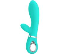 Pretty Love Thomas red rechargeable rabbit G-spot vibrator, Poids 0.324 Kg, Color Green