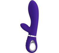 Pretty Love Thomas red rechargeable rabbit G-spot vibrator, Poids 0.326 Kg, Color Purple