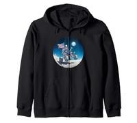 Pretty Moon Walker with Vehicle and Planet Earth Zip Hoodie