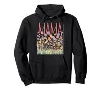 PRETTY MOTHER'S DAY MAMA with Wildflowers Pullover Hoodie