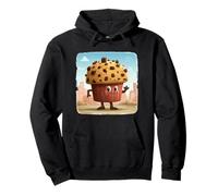 Pretty Muffin Graphic for Sweets and Cakes Lovers Pullover Hoodie