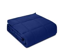 PRETTY NIGHT Weighted Blanket Queen Size NavyBlue 60''x80''x15lbs Weighted Blankets for Adults Heavy Blanket is Comfortable and Cozy