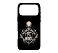 Pretty On The Inside Skeleton Gothic Dark Humor Gifts Case for iPhone 17 Pro Max