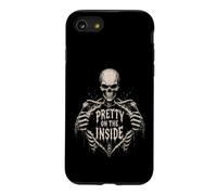 Pretty On The Inside Skeleton Gothic Dark Humor Gifts Case for iPhone SE (2020) / 7/8
