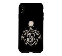 Pretty On The Inside Skeleton Gothic Dark Humor Gifts Case for iPhone XS Max
