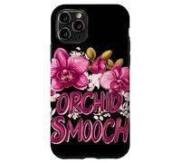 Pretty Orchid Wildflower Costume with Smooch Saying Case for iPhone 11 Pro