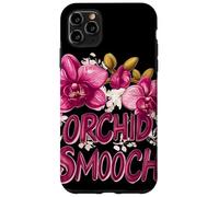 Pretty Orchid Wildflower Costume with Smooch Saying Case for iPhone 11 Pro Max