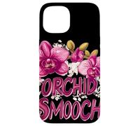 Pretty Orchid Wildflower Costume with Smooch Saying Case for iPhone 15