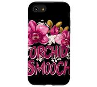 Pretty Orchid Wildflower Costume with Smooch Saying Case for iPhone SE (2020) / 7/8