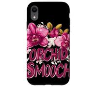 Pretty Orchid Wildflower Costume with Smooch Saying Case for iPhone XR