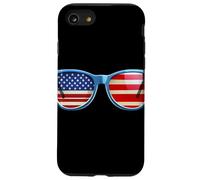 Pretty Patriotic Colors Sunglasses Costume for Man and Woman Case for iPhone SE (2020) / 7 / 8