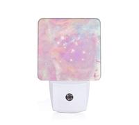 Pretty Pattern Night Light Plug in LED Nightlights Auto Dusk-to-Dawn Sensor Lamp Night Lights Plug Into Wall for Home Decor 0.5 W