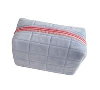 Pretty Pencil Case Large Capacity Zipper Solid Color